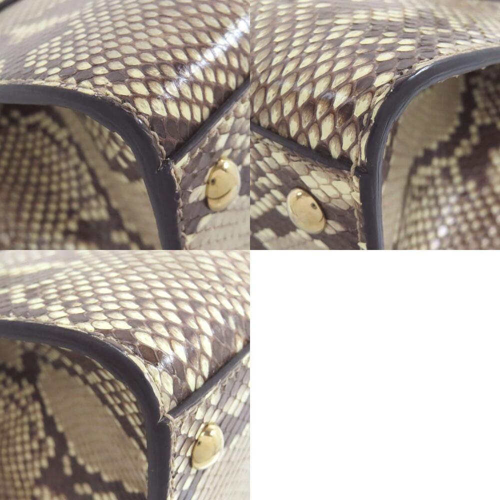 Gucci Soho Interlocking GG Handbag Python Leather - image 10